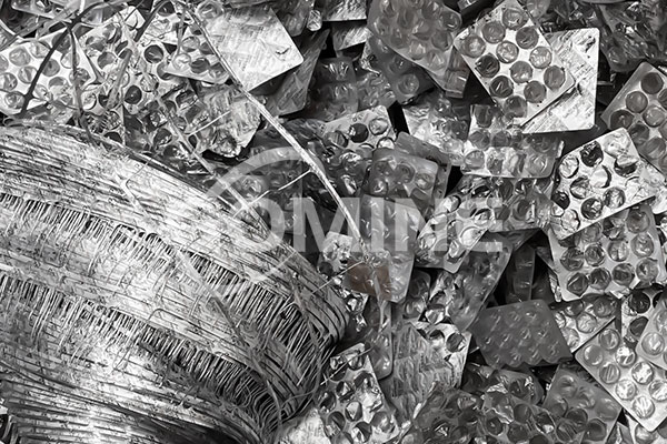 Recyclage des déchets aluminium/plastique