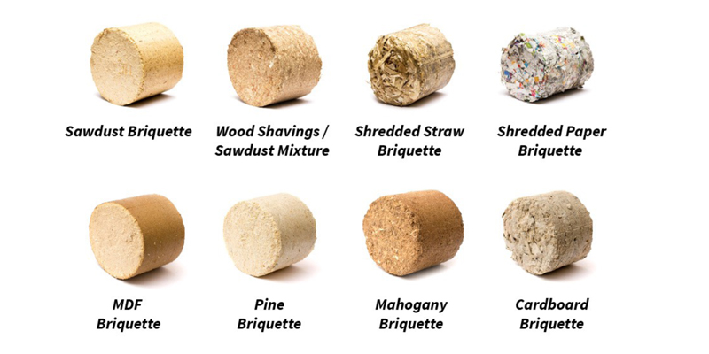different briquette