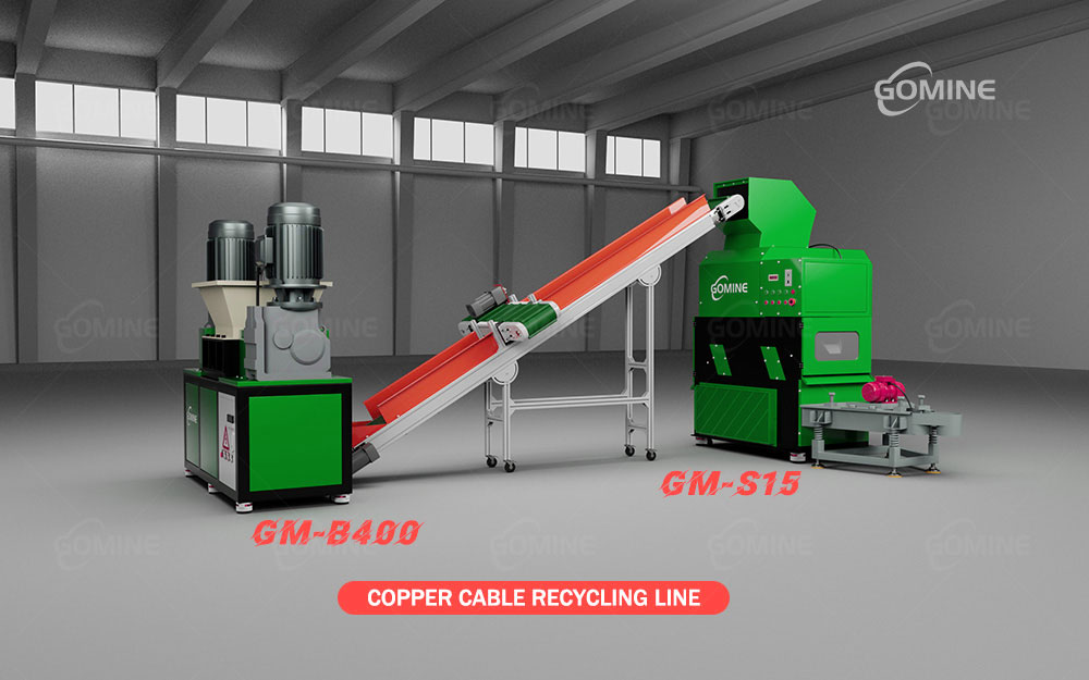 GM-S15 copper cable recycling line