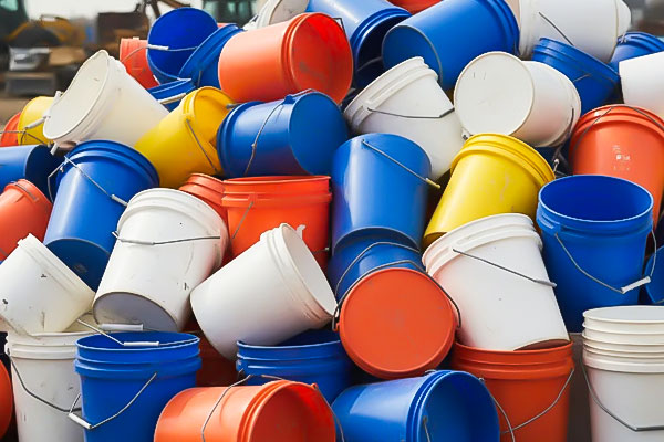 scrap plastic bucket